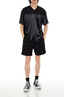 Mesh Drawstring Jersey Shorts