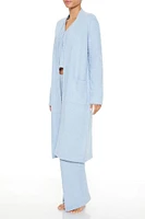 Plush Longline Pajama Robe