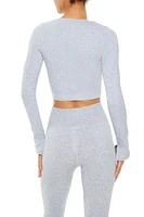 Active Seamless V-Neck Crop Top