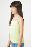 Girls Sweater-Knit Halter Top (Kids)