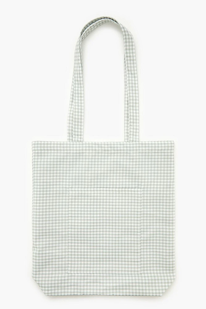 Gingham Tote Bag