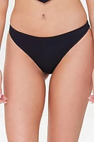 Ribbed Cheeky Bikini Bottoms