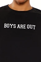 Plus Boys Are Out Baby Tee
