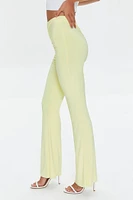 Ruched High-Rise Pants