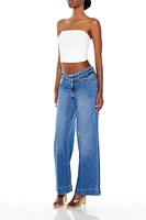 Belted Low-Rise Baggy Jeans