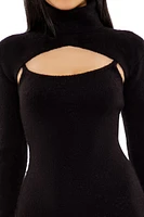 Sweater Midi Dress & Bolero Set