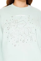 Plus Beaded Sagittarius Pullover