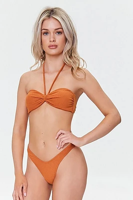 Terry Cloth Bikini Bottoms