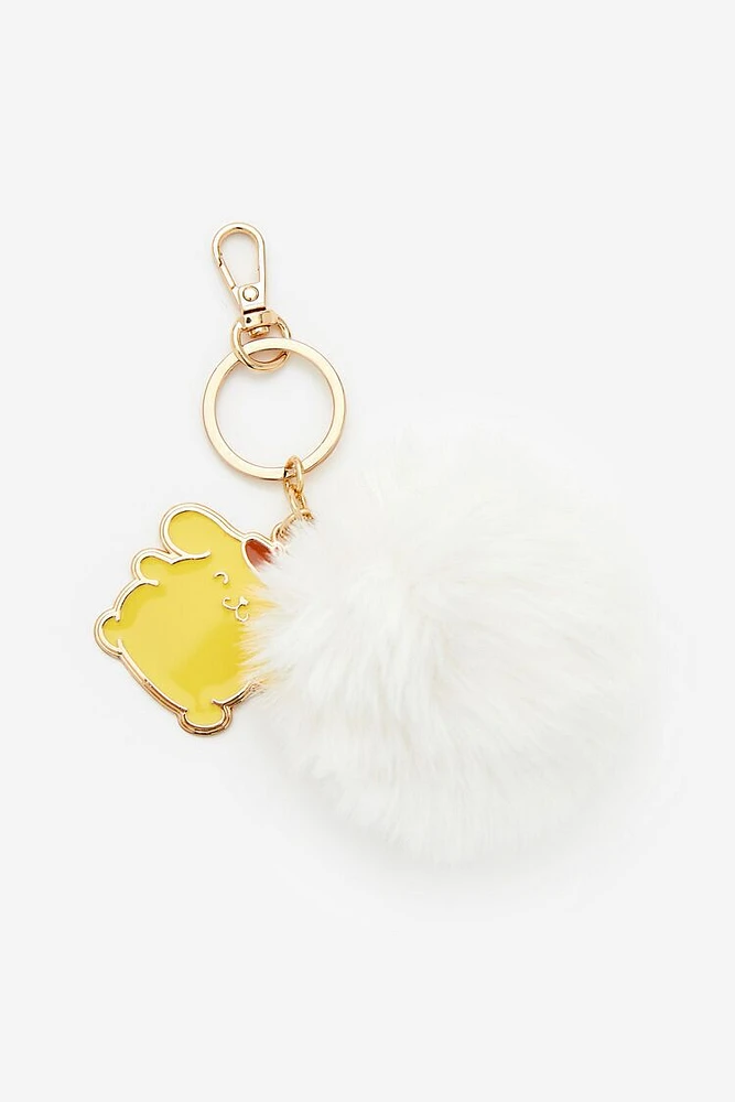 Pompompurin Pompom Keychain