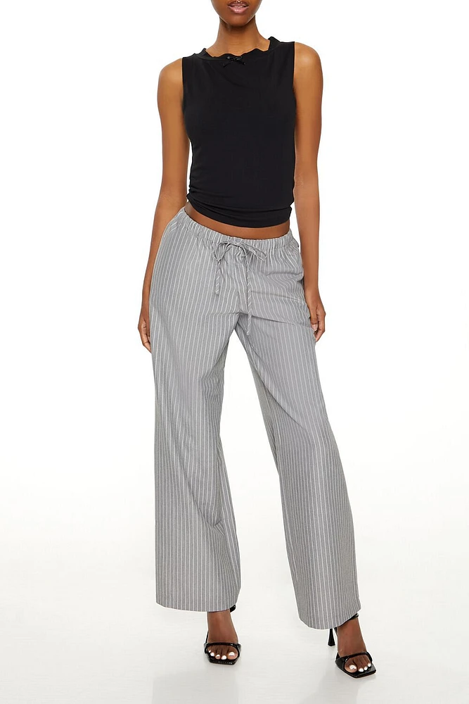 Striped Drawstring Pants