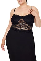 Plus Sheer Lace Cami