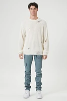 Mid-Rise Cargo Skinny Jeans