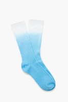 Gradient Wash Crew Socks