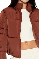 Channel-Stitched Puffer Jacket