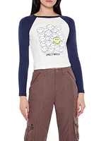 Smiley World Raglan Tee