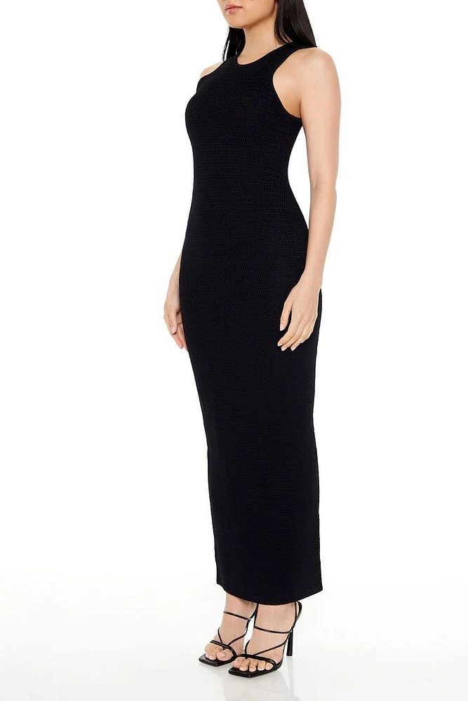 Sleeveless Crochet Maxi Dress