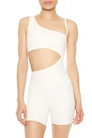 Active Asymmetrical Cutout Romper