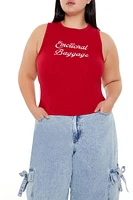 Plus Emotional Baggage Tank Top