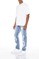 Blessed Stone Wash Slim-Fit Jeans