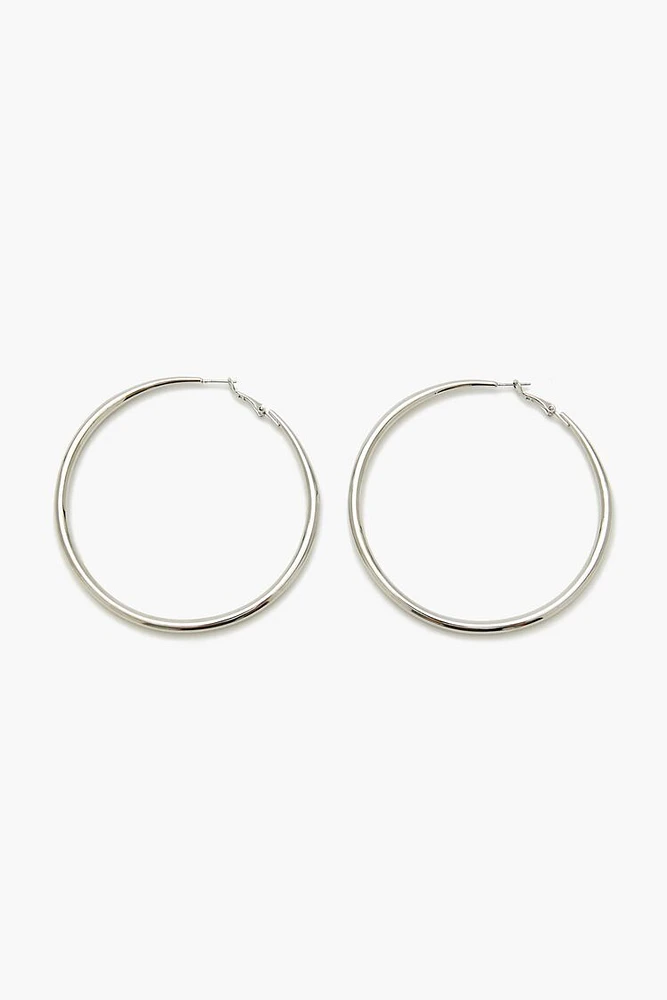 Smooth Hoop Earrings