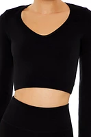 Active Seamless Long-Sleeve Crop Top