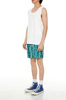 Geo Paisley Swim Trunks