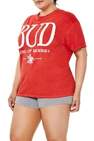 Plus Budweiser Graphic Tee