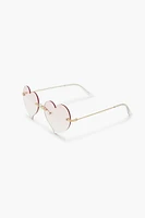 Rimless Heart Sunglasses