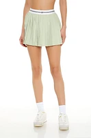 Active Pleated LA Mini Skirt