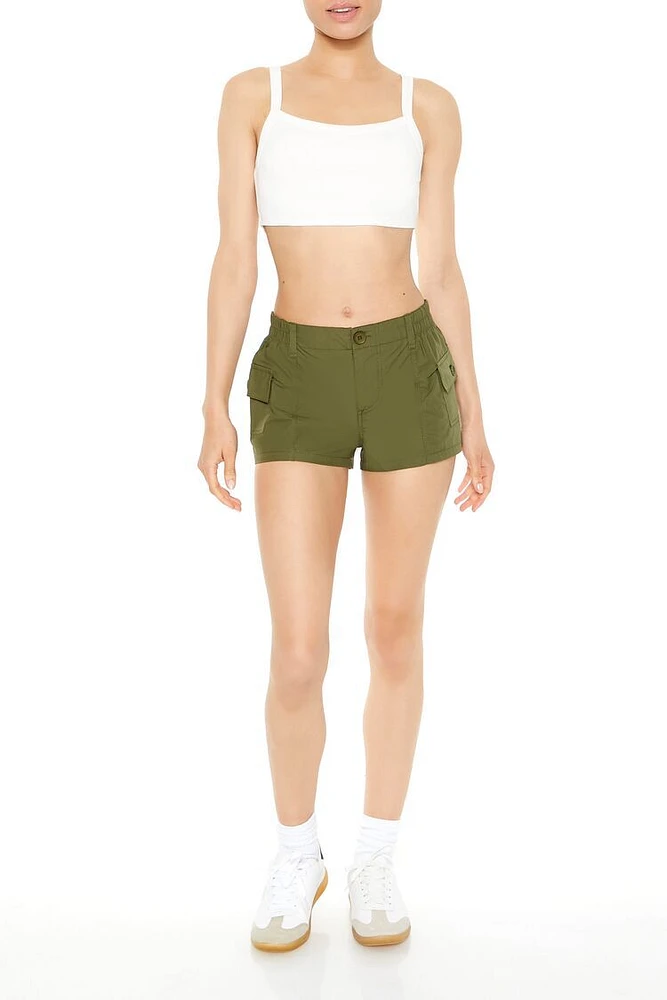 Low-Rise Cargo Shorts