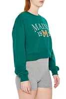 Embroidered Maine Pullover