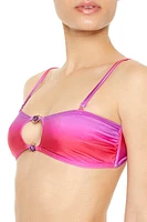 Gradient Cutout Bikini Top