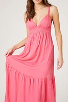 Tiered Cutout Sweetheart Maxi Dress