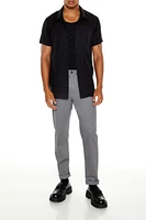 Dolphin-Hem Short-Sleeve Shirt