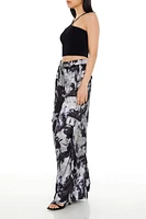 Satin Cloud Wash Palazzo Pants