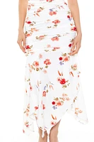 Handkerchief Floral Maxi Dress