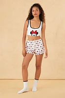 Disney Minnie Mouse Pajama Crop Top