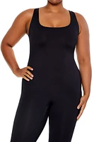 Plus Fitted Tank Jumpsuit