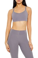 Strappy Longline Sports Bra