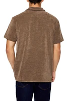 Soft Ribbed Knit Polo Shirt