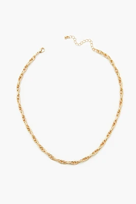 Twisted Interlocked Chain Necklace