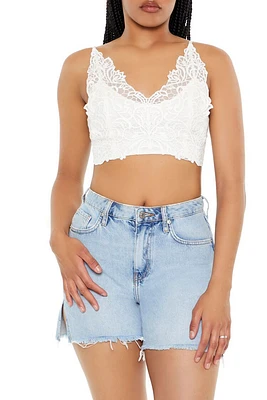 Crochet Lace Cropped Cami