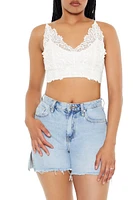 Crochet Lace Cropped Cami