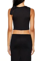 Contour Sculpt Asymmetrical Crop Top