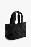 Basketwoven Tote Bag