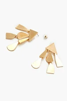 Tiered Geo Drop Earrings