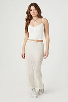 Sheer Crochet Maxi Skirt