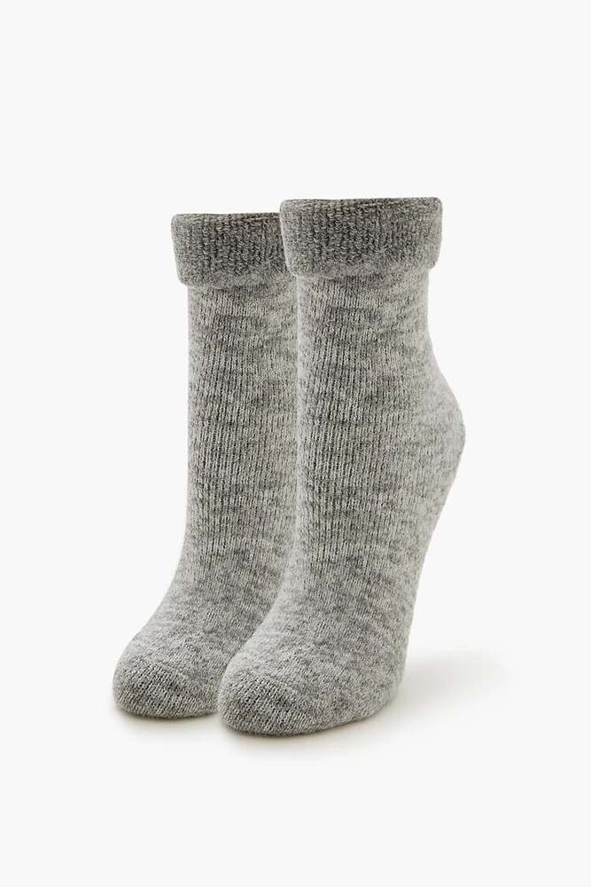 Marled Crew Socks