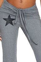 Ruched Star Flare Leggings