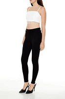 Ponte Knit High-Rise Leggings